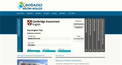 Desktop Screenshot of bogazicibilimkoleji.com